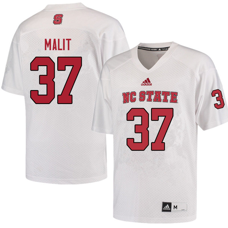 Men #37 Jessie Malit NC State Wolfpack College Football Jerseys Sale-Red - Click Image to Close